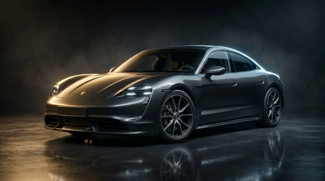 Rent a Porsche Taycan in Gujrat — Electric Sports Sedan