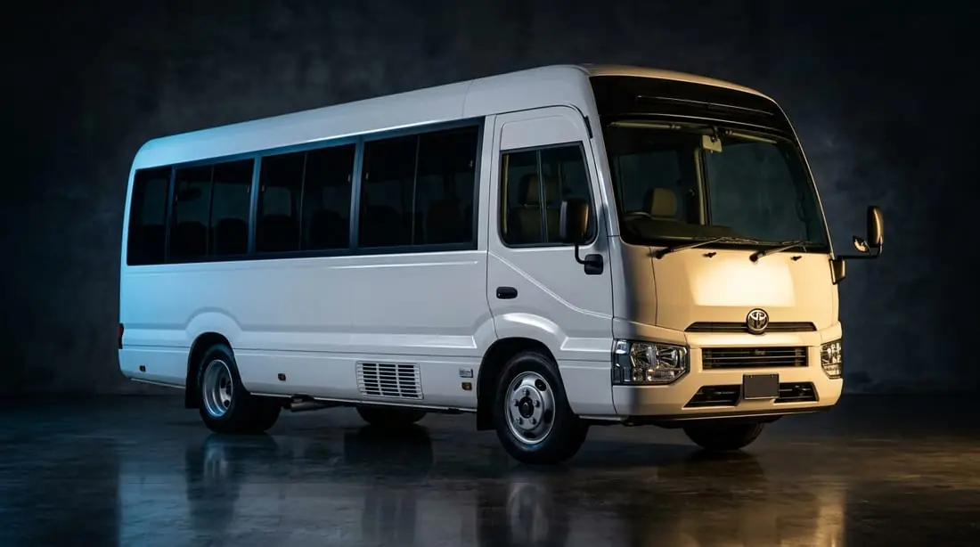 Rent a Toyota Coaster in Gujrat — Mini-coach