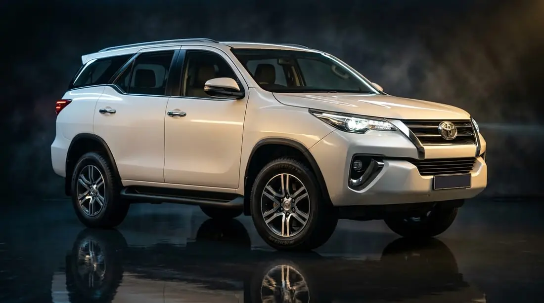 Rent a Toyota Fortuner in Gujrat — Mid-size SUV